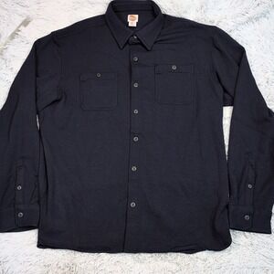 C & C California‎ Shirt Mens XXL Blue Button Up Soft Casual Preppy Comfort